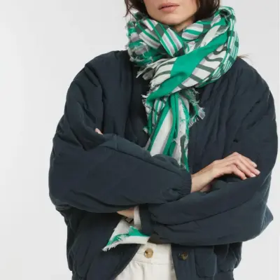 Foulard Vertige vert - Ma Poésie — photo 1