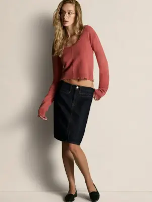 Nouveau ! RE/DONE Pull Brooks Cachemire Garden Rose — photo 2