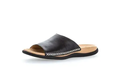 Sandales Gabor 03.705.27 Noires - Cuir Lacets Grande Pointure Femme — photo 1