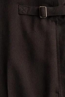 Pantalon chic à jambes larges - Marron foncé — photo 4