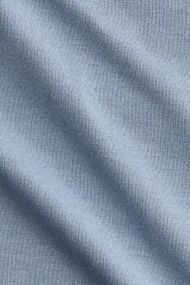 Top à encolure en V en viscose - Bleu ancien — photo 5