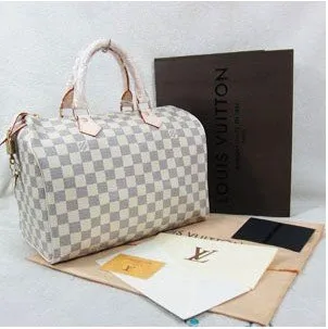 Sac a main speedy 30 damier azur