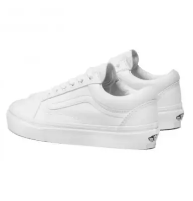 VANS OLD SKOOL MONOCHROME Blanc — photo 3
