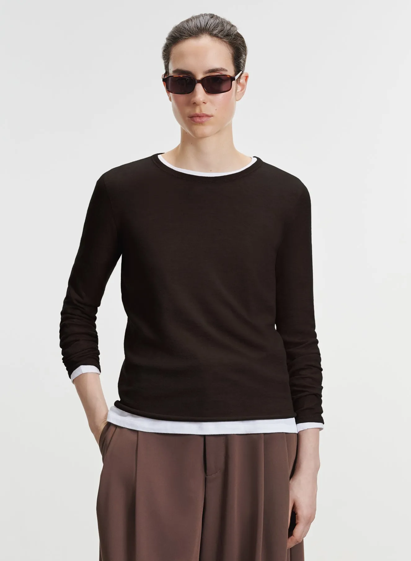 T-shirt en cachemire