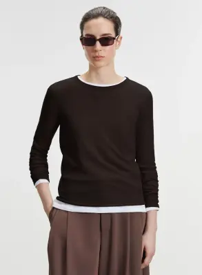 T-shirt en cachemire