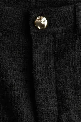 Pantalon en bouclette - Noir — photo 1