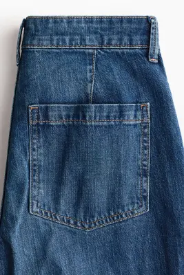 Wide High Jeans - Bleu denim — photo 5