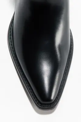 Bottines à talon - Noir — photo 2
