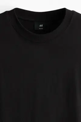 T-shirt Relaxed Fit - Noir — photo 4