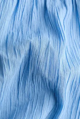 Short en coton - Bleu — photo 3