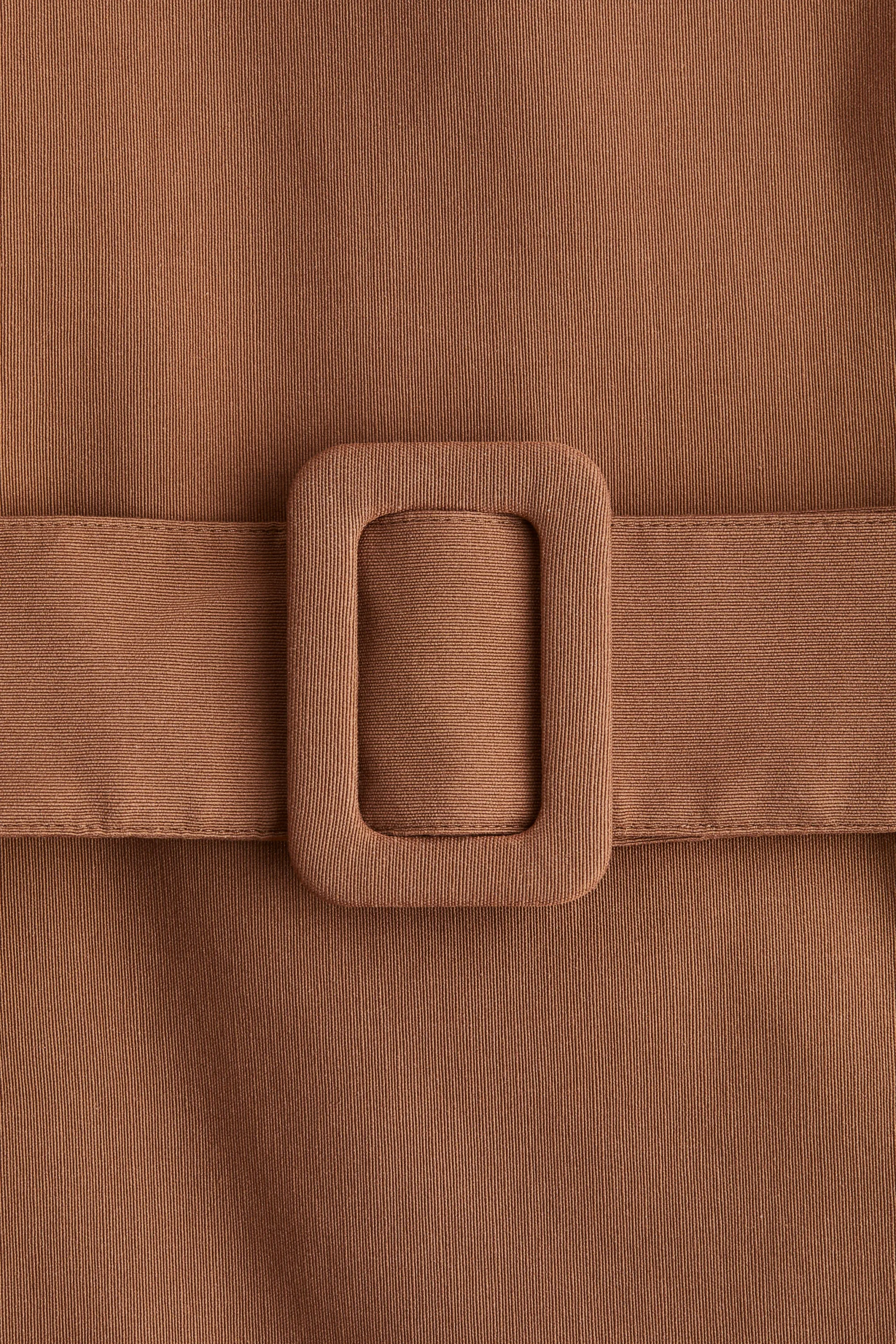 Minirobe avec ceinture - Marron