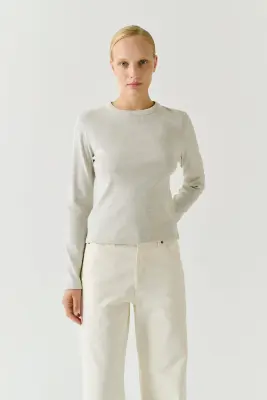 TEE-SHIRT FLAVIE GRIS CHINÉ — photo 1