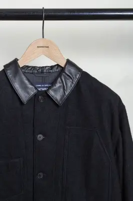 Comme Des Garçons Homme – MEN’S JACKET HR-J020-051 – CHARCOAL X BLA — photo 4