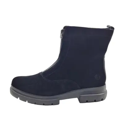 Bottines Remonte D8973-02 Noires - Cuir Zip Grande Pointure Femme — photo 2