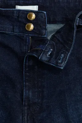 Wide High Jeans - Bleu denim foncé — photo 3