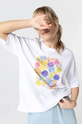T-shirt en coton organique — photo 4
