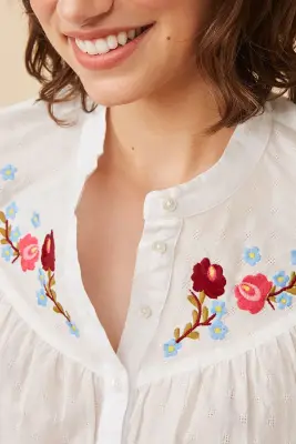 blouse varenou ecru — photo 3