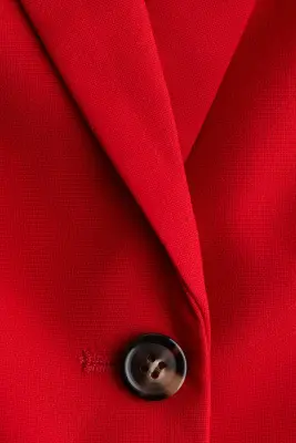 Blazer à fermeture droite - Rouge — photo 3