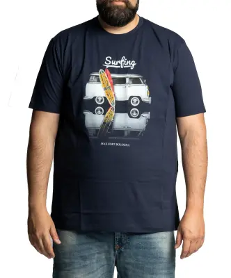 MAXFORT TEE SHIRT COMBI Marine — photo 2