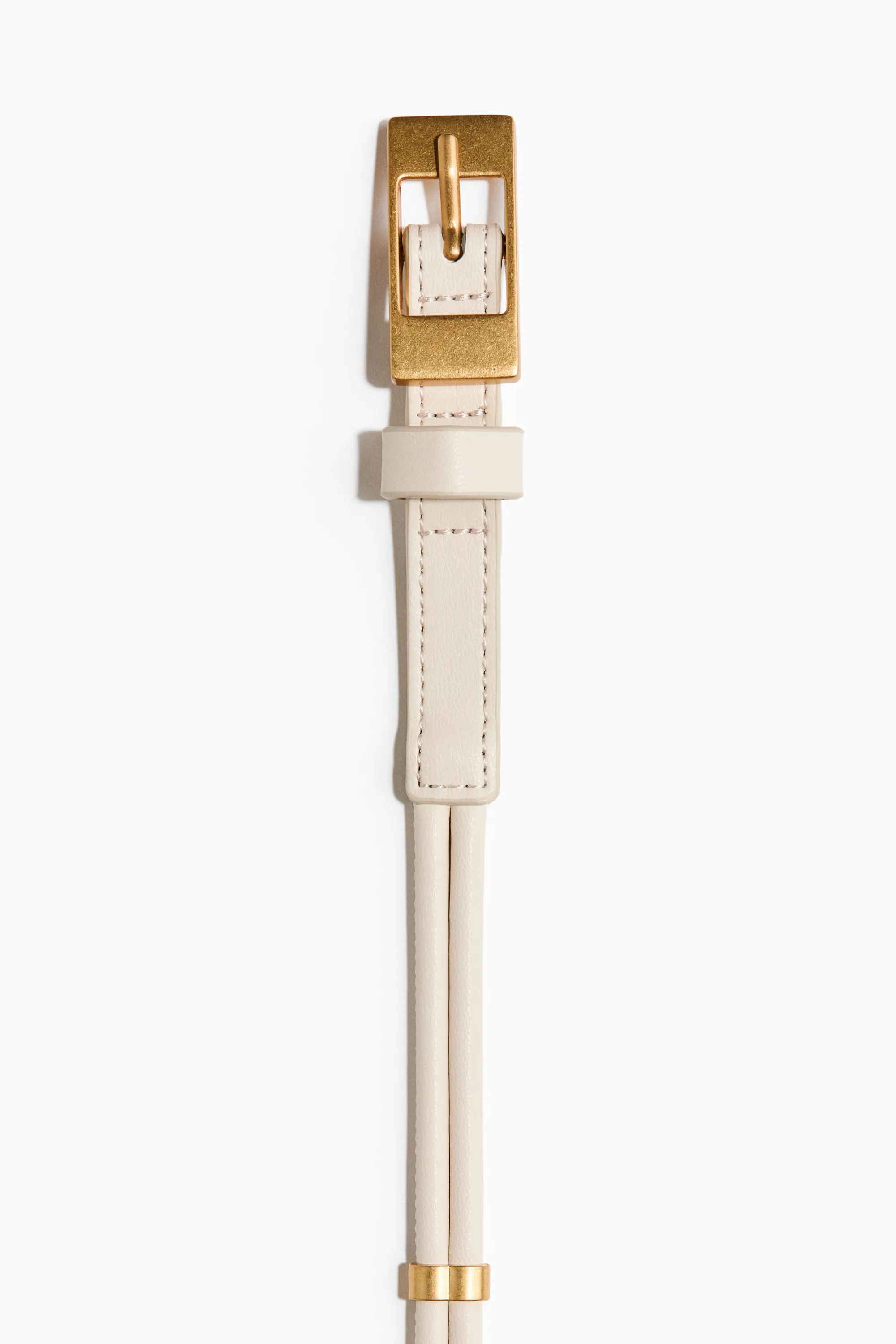 Ceinture à double bride - Beige clair