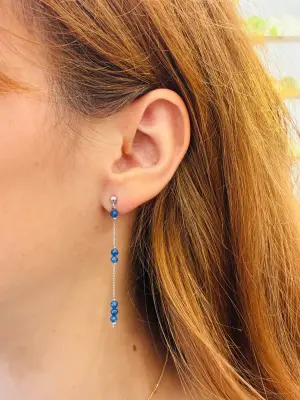 Boucles d'oreilles Baba argentées — photo 2