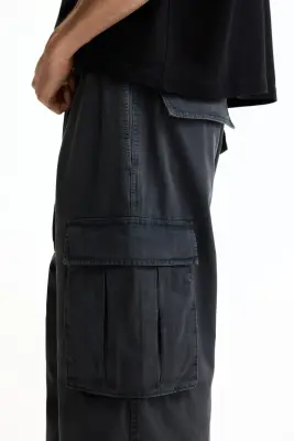 T-shirt imprimé Oversized Fit - Noir — photo 4