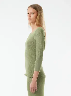 Pull en viscose et fibre irisée — photo 3