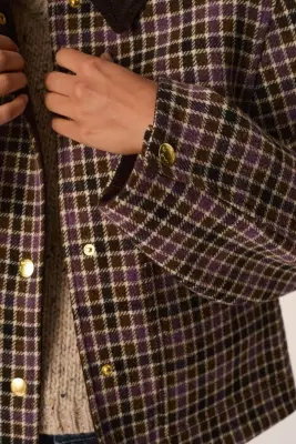 Manteau Ytria Carreau Automne — photo 4