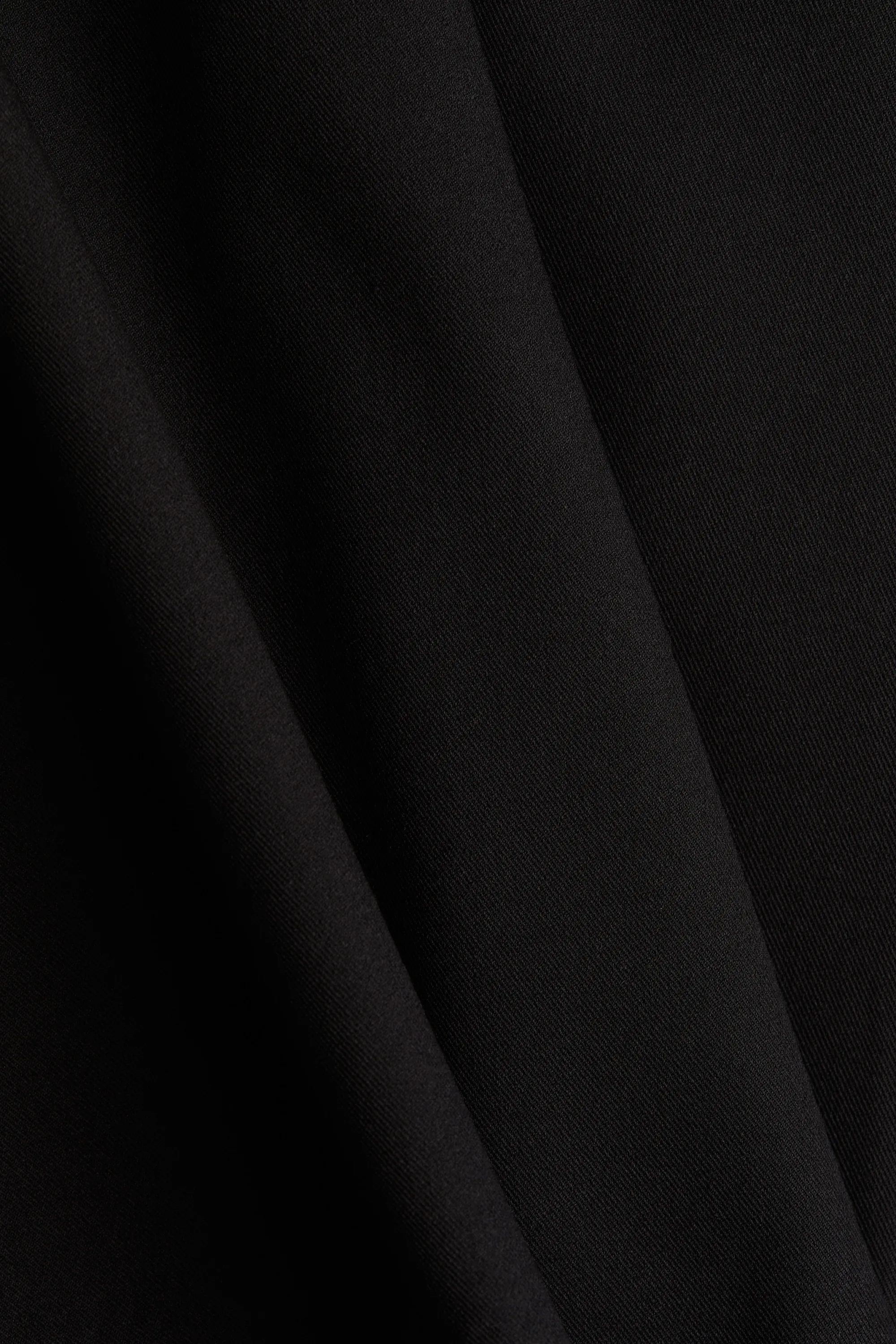 Robe droite en twill - Noir