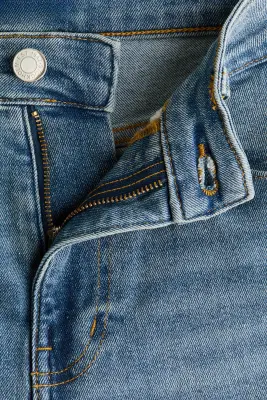 Skinny High Waist Jeans - Bleu denim — photo 5