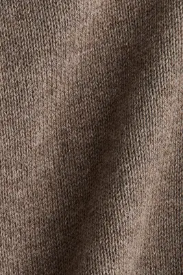 Gilet en maille de coton - Marron — photo 3