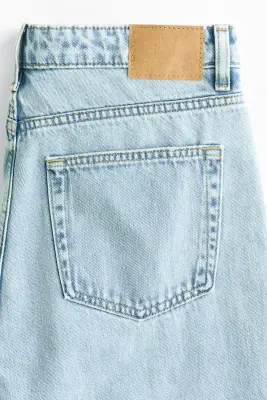 Barrel Regular Waist Ankle Jeans - Bleu denim clair — photo 4
