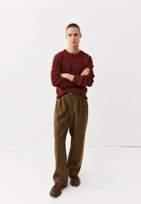 Le pull épais - Bordeaux — photo 2