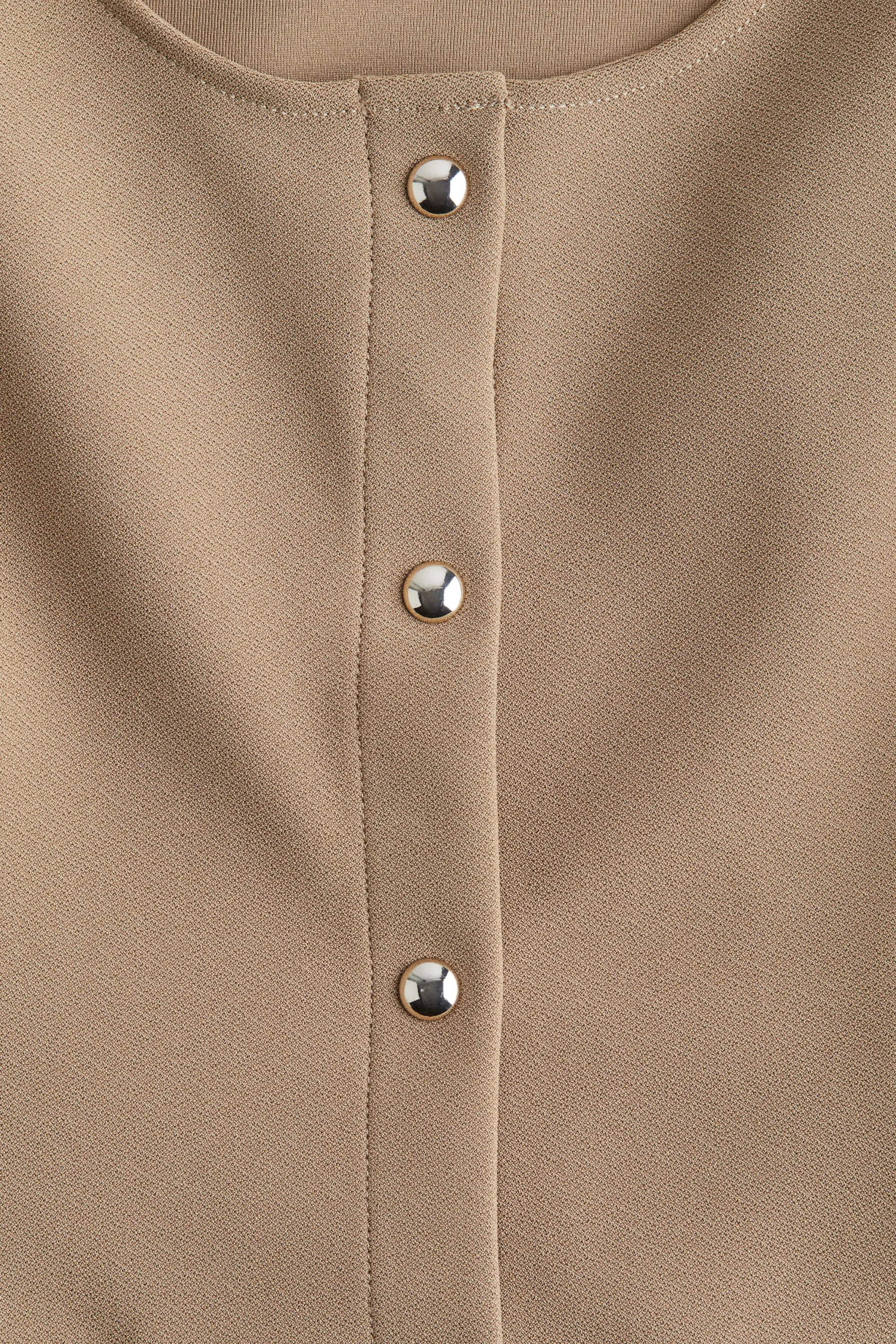 Gilet à manches courtes - Beige foncé