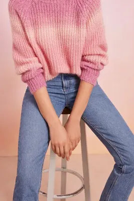 pull aurore rose/opale — photo 5
