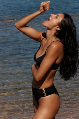 Maillot culotte haute CAPRI | Noir — photo 1