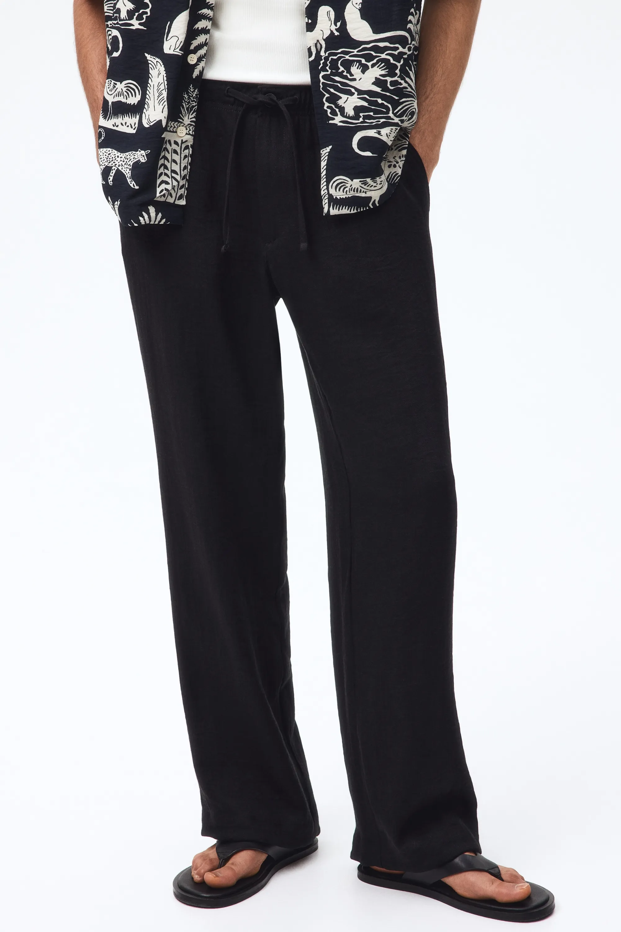 Pantalon Relaxed Fit - Noir
