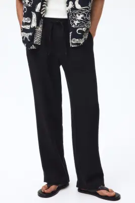 Pantalon Relaxed Fit - Noir — photo 1
