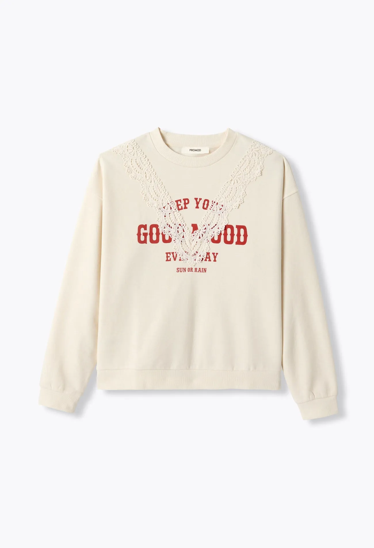 Sweat-shirt à message Femme