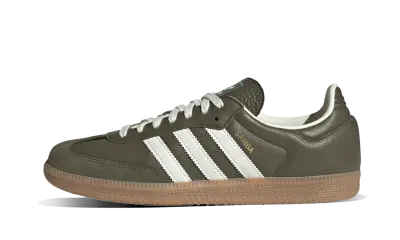 Adidas Samba OG Medium Raw Khaki Gum — photo 1