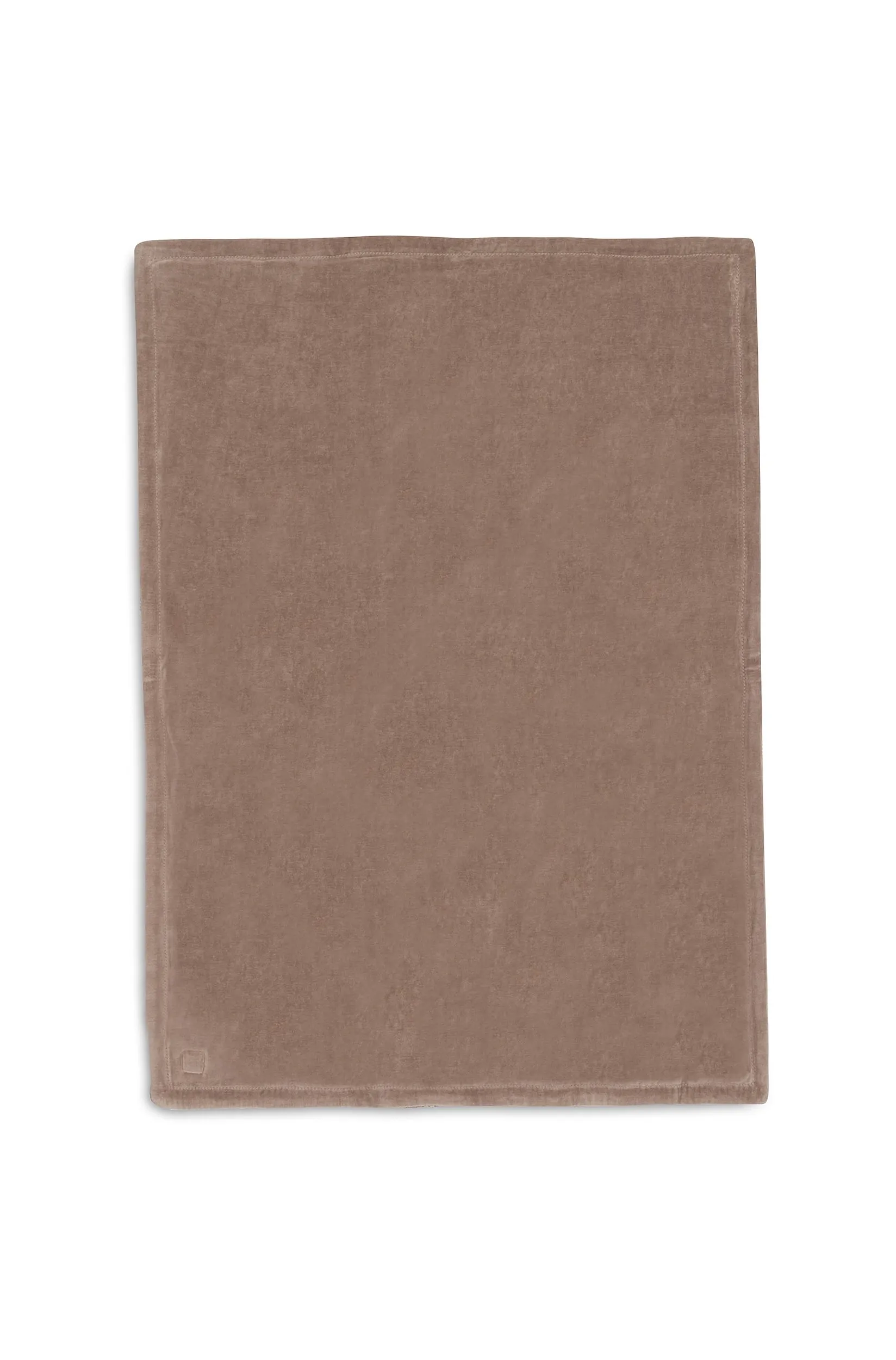 Couverture 75x100cm - Box Knit/velvet - Box Knit/milky Coffee