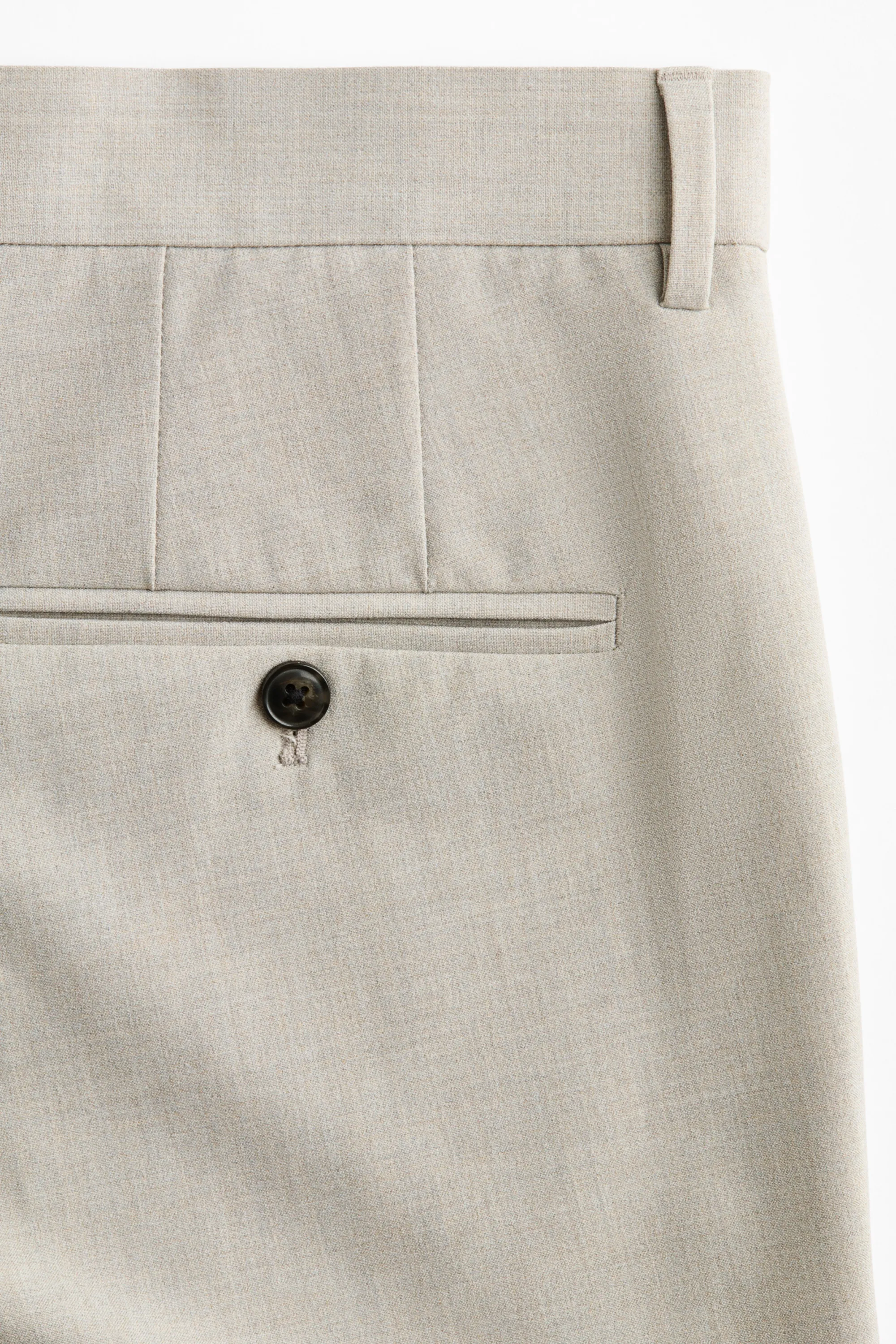 Pantalon chic Slim Fit - Taupe clair
