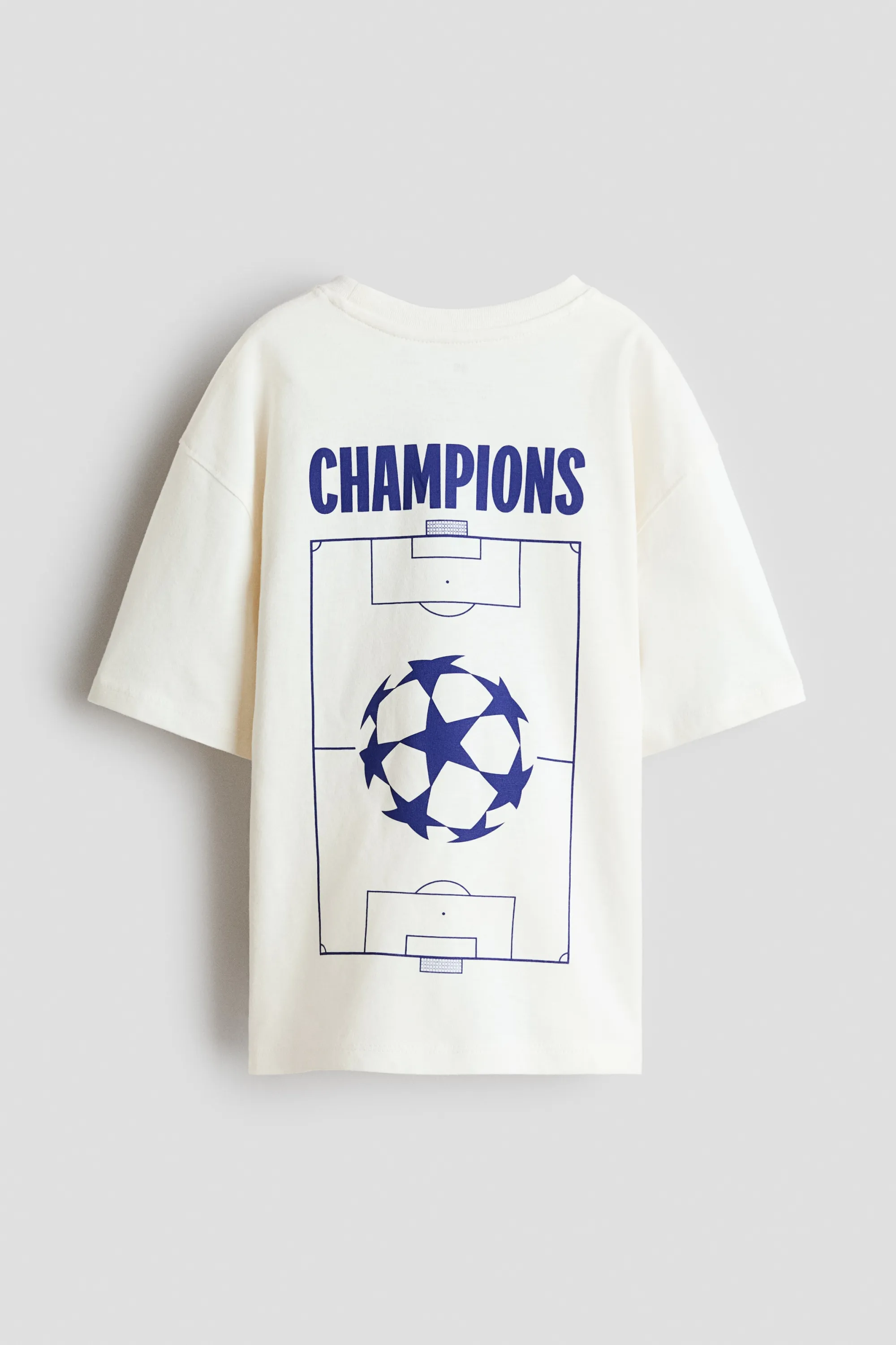 T-shirt oversize imprimé - Ivoire/UEFA Champions League®