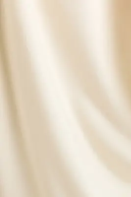Top à effet drapé avec col droit - Crème — photo 4