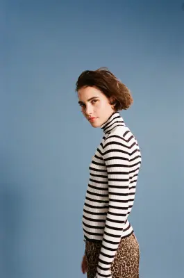 Pull Anouk rayures marine et écru Balzac Paris x Pyrenex — photo 4