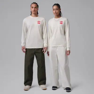 Jordan x Levi's® Long Sleeve T-Shirt Pale Ivory — photo 4