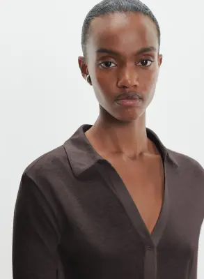 Chemise en coton et cachemire — photo 3