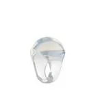 Bague cabochon transparant