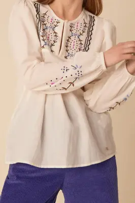 blouse tonille ecru — photo 3