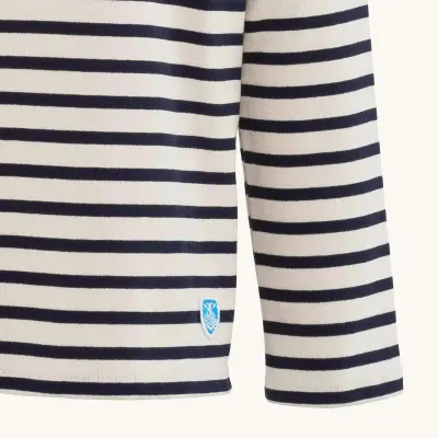 Marinière Ecru / Marine oversized — photo 3